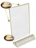 5" x 7" Premium Clear Acrylic Sign, Wedding & Party Table Card Holder